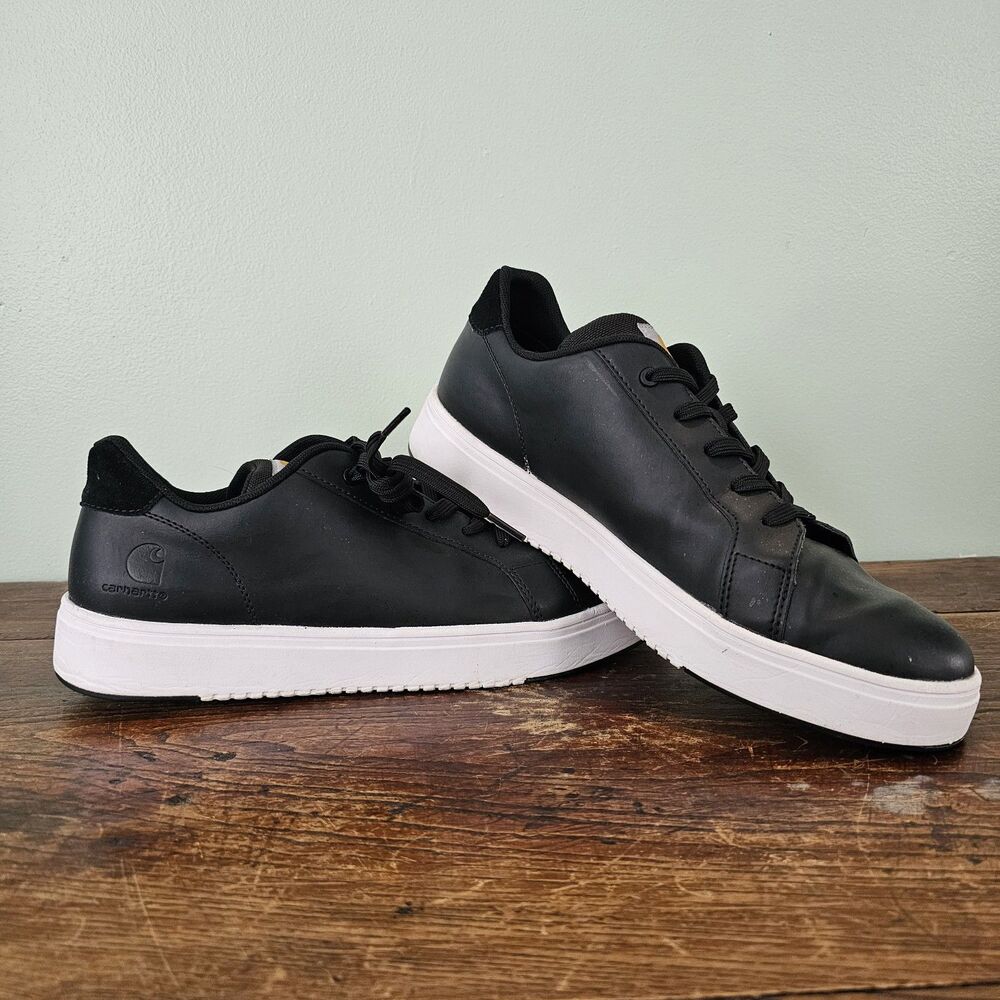 Carhartt Detroit Leather Work Sneaker Black Mens‎ Size 12M